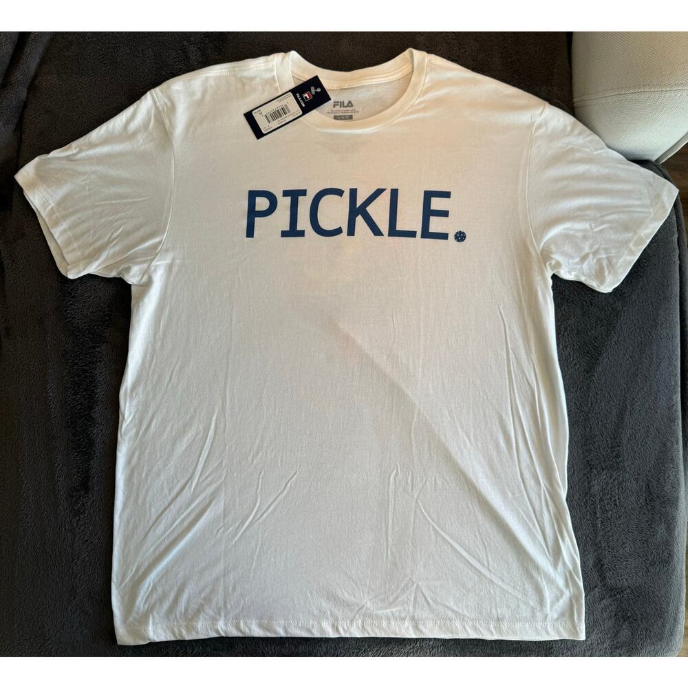 FILA White Pickleball T-Shirt (XL)